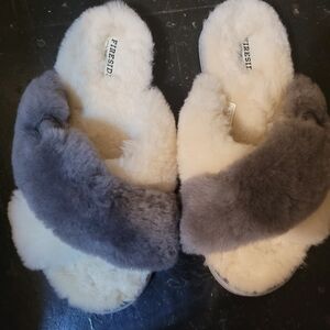 Fireside women's slides size 9 by Dearfoams New Castle Genuine
